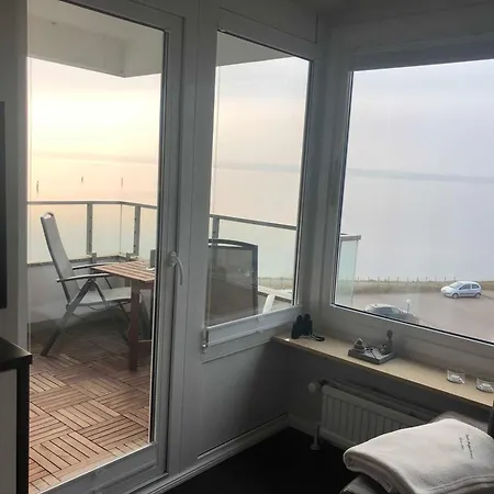 아파트 Meerblickappartement Mit Ladesaeule 글룩스부르크